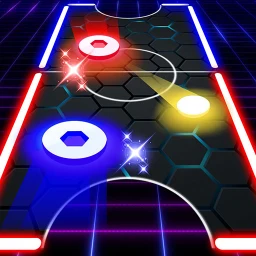 Icono de Air Hockey Glow HD Ultimate 2D